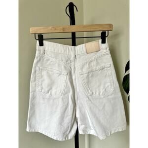 Zara White Denim Shorts